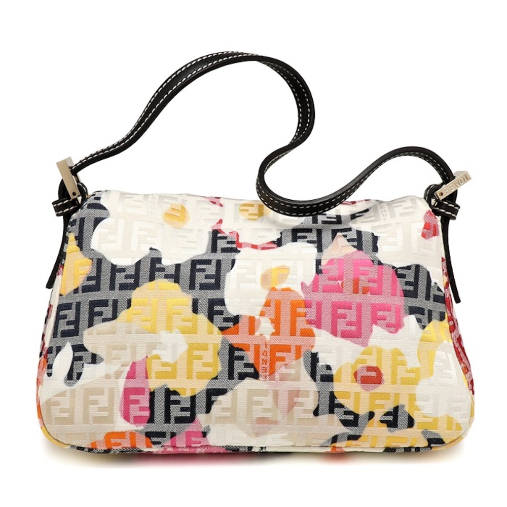 FENDI RARE vintage multicolor zucchino vitello floral mini - Picture 4 of 10